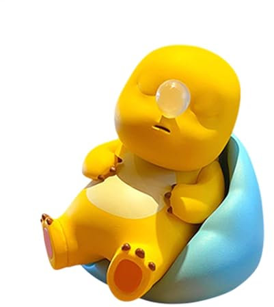 Gelbe Drachenfigur, Tischfigur, niedliche Auto-Armaturenbrett-Ornamente, dekorative Schreibtisch-Cartoon-Figuren für Kinder, Erwachsene,