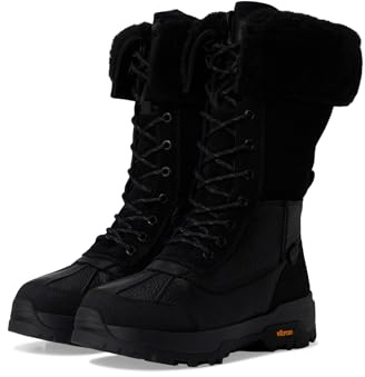 UGG Women's Adirondack Boot Tall Xxv Snow, Black, 7 UK
