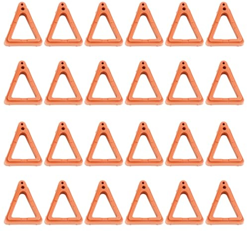 Gurxi 24 Pièces Pied De Pot De Fleurs Triangle Orteils De Pot De Plante Supports Triangulaires pour Fleurs d'Extérieur Socle pour Plantes Pieds en Triangle Convient Au Balcon De Jardin
