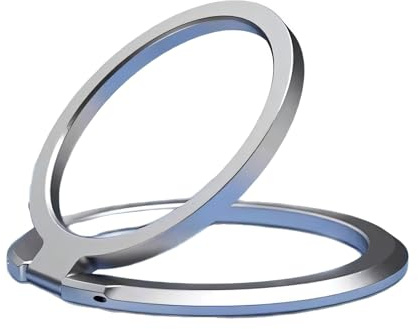Cyberwork Supporto ad Anello Magnetico per Cellulare, Impugnatura smartphone, Universale Cellulare Anello Rotazione 360° Gradi Smartphone Ring per iPhone, Samsung, Huawei, Tutti Gli Smartphone(grigio)