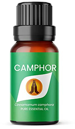 Aroma Energy Camphor Essential Oil, 10ml | Diffuser oil for home, aromatherapy, burner, candle making, soap, wax melts | Natural, Vegan, UK Made