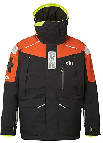 Gill OS1 Ocean Sailing Jacket - High Performance, Waterproof, Breathable, Durable, High Visiblity, Water & Stain Repellent