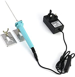 QWORK® Electric Foam Cutter,10CM Hot Wire Cutting Pen,100-240V/15W Polystyrene Cutter Kit