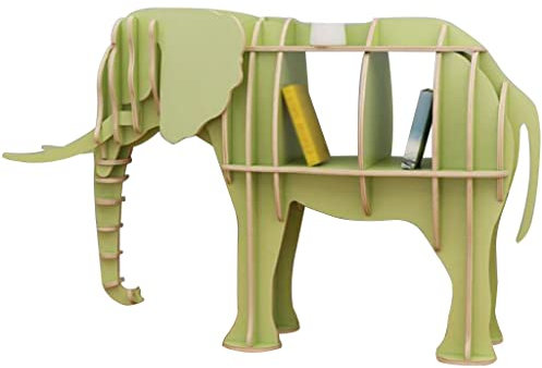 Estante para Libros Vertical Forma Creativa De Elefante De Dibujos Animados Librería, Parvulario De Pie Estante del Almacenamiento del Libro Ilustrado, Decoración De La Zona De Lectura