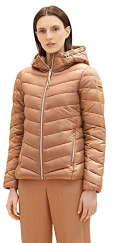 TOM TAILOR Damen Lightweight Steppjacke mit Kapuze