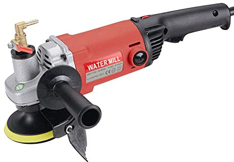 Kaichenyt Nass-Steinschleifer Schleifmaschine, Profi Naßpolierer Diamant Auflage Satz 1400W Kraftvoller Schleifmaschinen