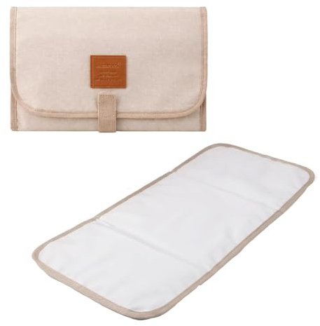 Tapis à Langer Pliable Portable,Matelas à Langer Voyage Léger,Tissu Doux Facile à Nettoyer,pour Maison et Extérieur