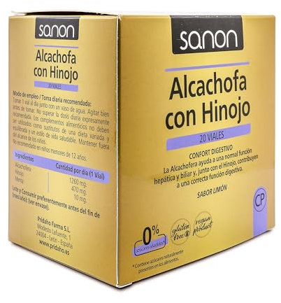 SANON Alcachofa + Hinojo 20 ampollas de 10 ml
