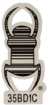 GEO-VERSAND Reflektierender Autoaufkleber - 3 - Klein Geocaching Travelbug Trackbar, mehrfarbig, 10792