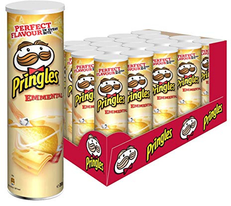 Pringles Emmental | Chips mit Käse Geschmack | 19er Vorratspackung (19 x 200g)