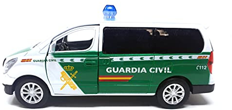 PLAYJOCS GT-8069 Furgón Guardia Civil Coche metálico Juguete para niños y coleccionistas.