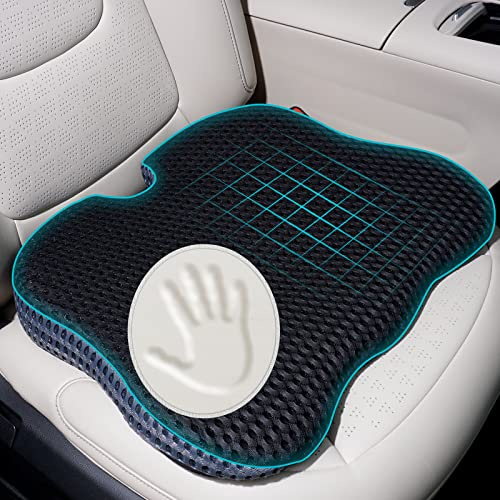 GSPSCN Cuscino a Cuneo Cuscino per Sedile in Memory Foam per auto per sedile del conducente auto Sedia da ufficio Sedie a rotelle Supporto coccige coccige Sollievo dal dolore Cuscino