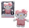 Hello Kitty HKT10000 Leuchtendes Plüschtier, 35 cm mit Licht, weiche und angenehme Komposition, mit süßem Pyjama, sensorisches Spielzeug für Kinder, berühmt (HKT10000)