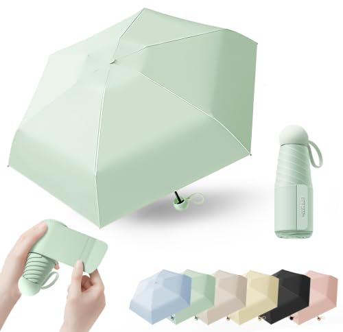 UV Parapluie Pliant de Voyage avec Une Large Sangle Pour Femmes enfants
