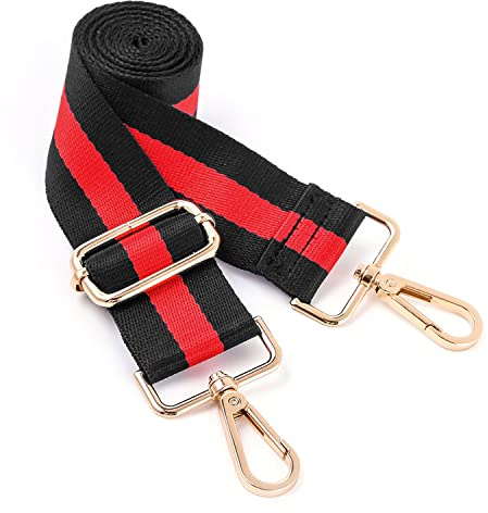 Wide Shoulder Strap Adjustable Replacement Belt Guitar Style Cross Body Handbag Purse Strap
