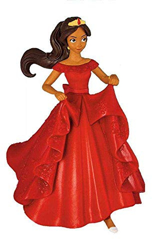 Bullyland 13255 – spelfigur, Walt Disney Elena från Avalor i balklänning, ca 10,5 cm, perfekt som en tårtfigur, detaljrik, PVC-fri, fantastisk present för barn för fantasifull lek