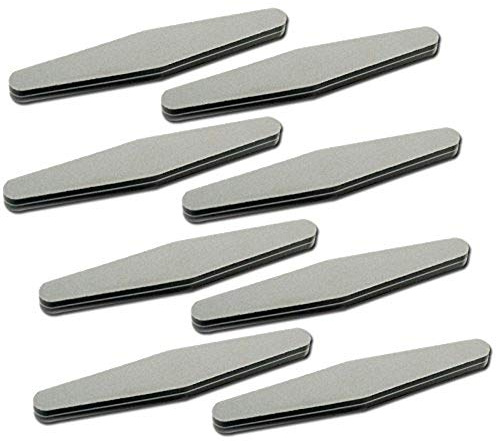 Alexnailart Lima per Unghie Tampone per Unghie Doppia Faccia 100 180 Grana Smerigliate Cartone Cura Delle Unghie Strumento per Manicure 10 Pezzi