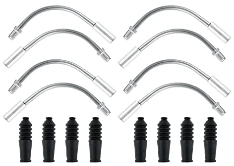 SURIEEN Cavo Spaghettino V-Brake per Bicicletta 8 Tubi Guida Cavi e 8 Tubi in Plastica per Bici da Strada e Mountain Bike, MTB