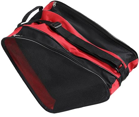Borsa da skate di grande capacità, per scarpe da skate, borsa per pattini a rotelle, borsa per pattini da ghiaccio, per bambini, donne, uomini e adulti