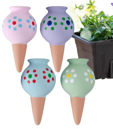 Bolas De Riego para Plantas De Interior - Juego de Bombillas Regadoras y Esferas de Agua | Dispositivos Automáticos Decorativos para Flores En Maceta Interior