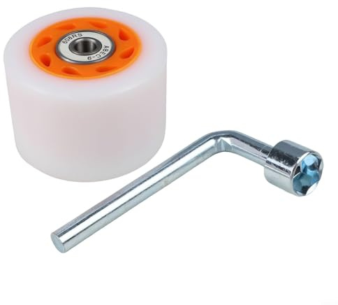 8 ruote per pattini a rotelle per pattini a rotelle a doppia fila e skateboard quad con cuscinetti in acciaio ad alto tenore di carbonio e PU elastico, adatte a vari tipi di strada (arancione (92A))