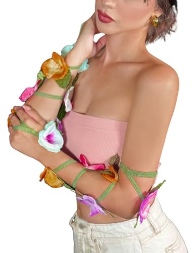 Leg Avenue Flower arm wrap, Multicolor, One Size