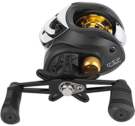 Angelrolle, Baitcast Rute Rolle Angelrollen Karpfenrolle 7,2:1 Hochgeschwindigkeits Baitcasting Rolle Baitcaster Rute Multirolle Angeln für Geschwindigkeits-Getriebe-Verhältnis