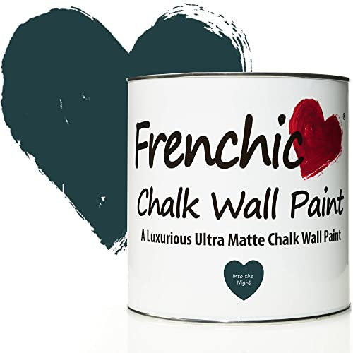 Frenchic Into the Night Chalk Wall Paint, For Interior Walls & Ceilings, Ultra Matte, Washable & Scrubbable (2.5L)