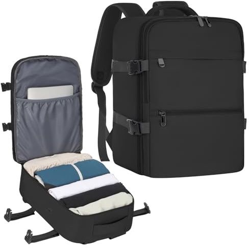 xlodea für Easyjet Handgepäck 45x36x20 Rucksack Reiserucksack Handgepäck für Flugzeug Tasche Rucksack 15.6 Laptop Backpack Tarvel Backpack für Herren Damen