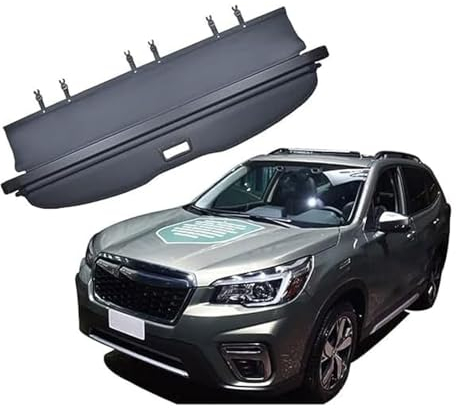 NEFLUM Auto Kofferraum Laderaumabdeckung für Subaru Forester Manual 2013 2014 2015 2016 2017 2018, Kofferraum Schutz Abdeckung Cargo Cover Dekoration Zubehör