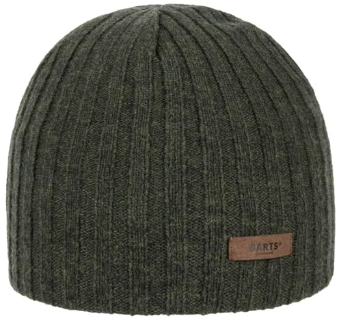 Barts Haakon Lambswool Herrenmütze Herren - Wintermütze Freizeitmützen mit Futter Winter Herbst-Winter - One Size Oliv