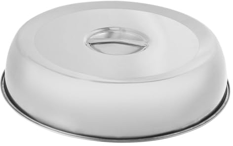 Alipis Copertura Anti-Spruzzo per Cibo Rotonda in Acciaio Inossidabile con Liscio per Grigliate, Servizio in Cucina e Conservazione Alimenti