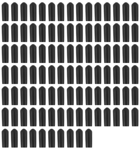 LXUEJIE 100 Pcs Liquor Bottle Covers, Bottle Toppers for Liquor, Pour Dispenser Spout Dust Cover, Rubber Wine Bottles Covers for Bars, Wine, Clubs, Home Bar, Silicone Anti-Dust Caps, Easy Fit