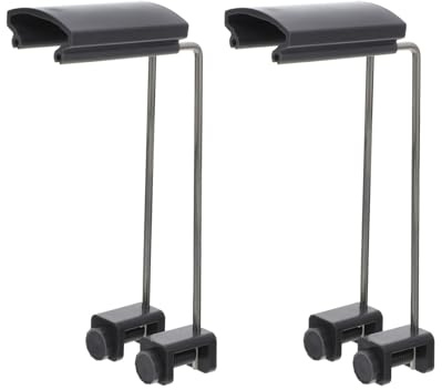 POPETPOP Lot de 2 Supports de Lampe pour Aquarium 10 Cm, Support de Lampe pour Plantes Aquatiques en Plastique Léger, Accessoire D’éclairage pour Aquarium et Bassin, Douille Réglable,
