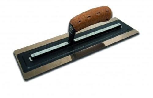 NELA Premium NELAFLEX II Glättekelle 455 x 110mm rostfrei mit Versiegelung Glättkelle Traufel Glätter Made in Germany