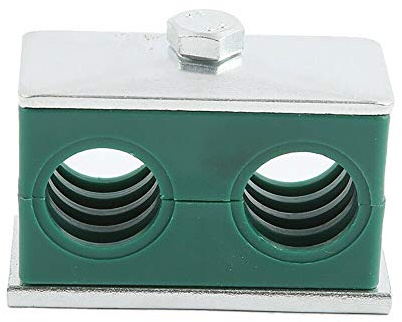 Vogueing Tool Hydraulisk rörhållare Twin/Double standard 6–42 mm PP (-30–90 grader Celsius) Grön/silverfärger 2 stycken
