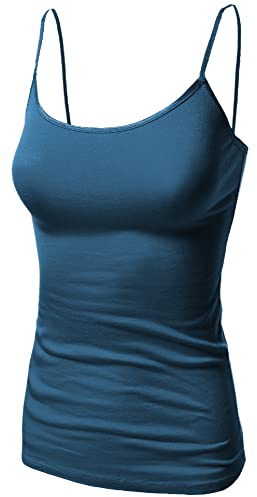 Basic Camisole Cami Strappy Vest Top for Women Ladies and Girl Plus Size