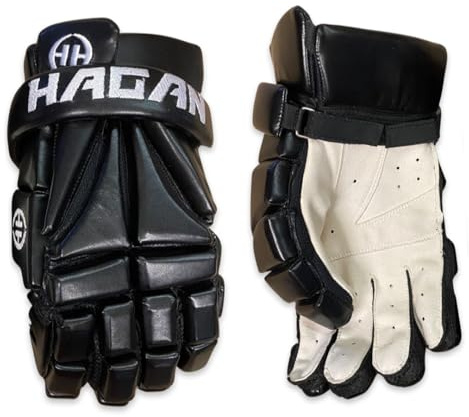 HAGAN H-9.0 Lacrosse Style Player Glove (Black) - XX-Large