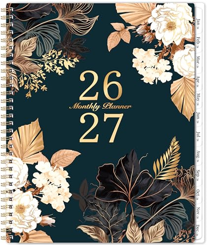 2027-2028 Monthly Planner - Jan 2027 - Dec 2028, 9 × 11 Calendar Planner