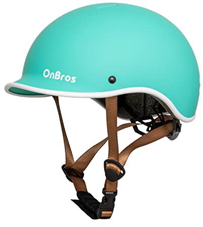 OnBros Bike Helmet for Men and Women, Cycle Helmet Adjustable Scooter Skateboard Bike Commuter Lightweight Helmet, Urban Bicycle Helmets Size 56-61CM (blue)