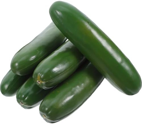 HiyyFloy 6 Pezzi di Mini Cetrioli Artificiali Finti per Decorazioni - Cetrioli Finti Realistici per Decorazione di Feste in Cucina - Cetrioli Finti di Verdure Artificiali
