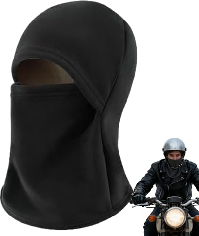 Vinter halsdamask – vindtätt elastiskt andningsbart skydd, damask ansiktsskydd, för män arbetscykel skidsport utomhusridning klättring pendling vandring, Svart, Refer to description