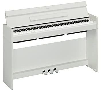 Yamaha ARIUS YDP-S35 Digital Piano - Modern and Stylish Home Piano for Hobbyists, Authentic Acoustic Piano Playability, in White