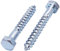 SKIR'CO (35 piezas) Tornillos de madera DIN 571 de acero galvanizado con cabeza hexagonal M8 x 70 mm, tornillos de coach, tornillos hexagonales, tornillos de retardo