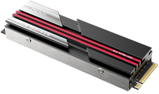 Netac NV7000 2TB NVMe 1.4 M.2 Internal SSD PCIe Gen4 SLC Caching with Aluminum Heatsink up to 7000MB/s, for Computer Game, PC