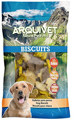 ARQUIVET Biscuits Animal Mix 200 g - Snacks pour Chiens - Sucettes, Friandises et Récompenses - Meilleurs Snacks