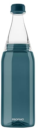 PROFINO Sparkle Trinkflasche Kohlensäure Geeignet 700ml / 0,7 Liter, Hochwertige Tritan-Wasserflasche mit Schraubverschluss, BPA frei, Auslaufsicher, Geschmacksneutral, Spülmaschinenfest
