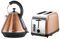 Priceless Homeware 1.8L Fast-Boil 2200W Cordless Jug Electric Kettle & 900W 2 Slice Toaster Sets with 6 Level Browning, Reheat, Defrost, Cancel Functions (Copper, 2pcs Kettle & Toaster Set)