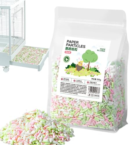 Naturlig fruktkött bomull fågel sängkläder - deodoriserande värmande bur sand | absorberande papperspelletsrullar för papegojor kärleksfåglar | För nymfkakadua små fåglar, luktkontroll mjuk komfort
