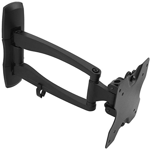 RICOO Support Murale TV Orientable S8811 Inclinable Universel 13-29 (33-74cm) Fix ation Mural Télévision LED/LCD/Incurvée VESA 100 x 100 Noir